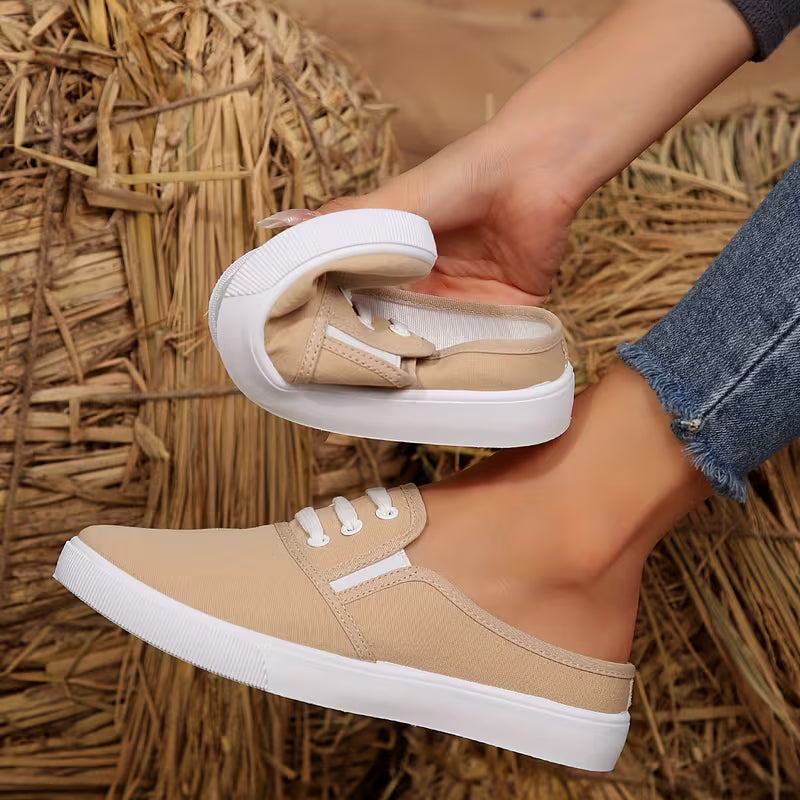 KAREN™ | Mocasines Urbanos de Lona con Cordones