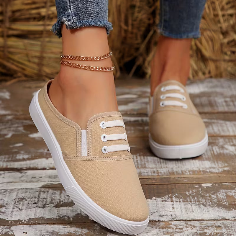 KAREN™ | Mocasines Urbanos de Lona con Cordones