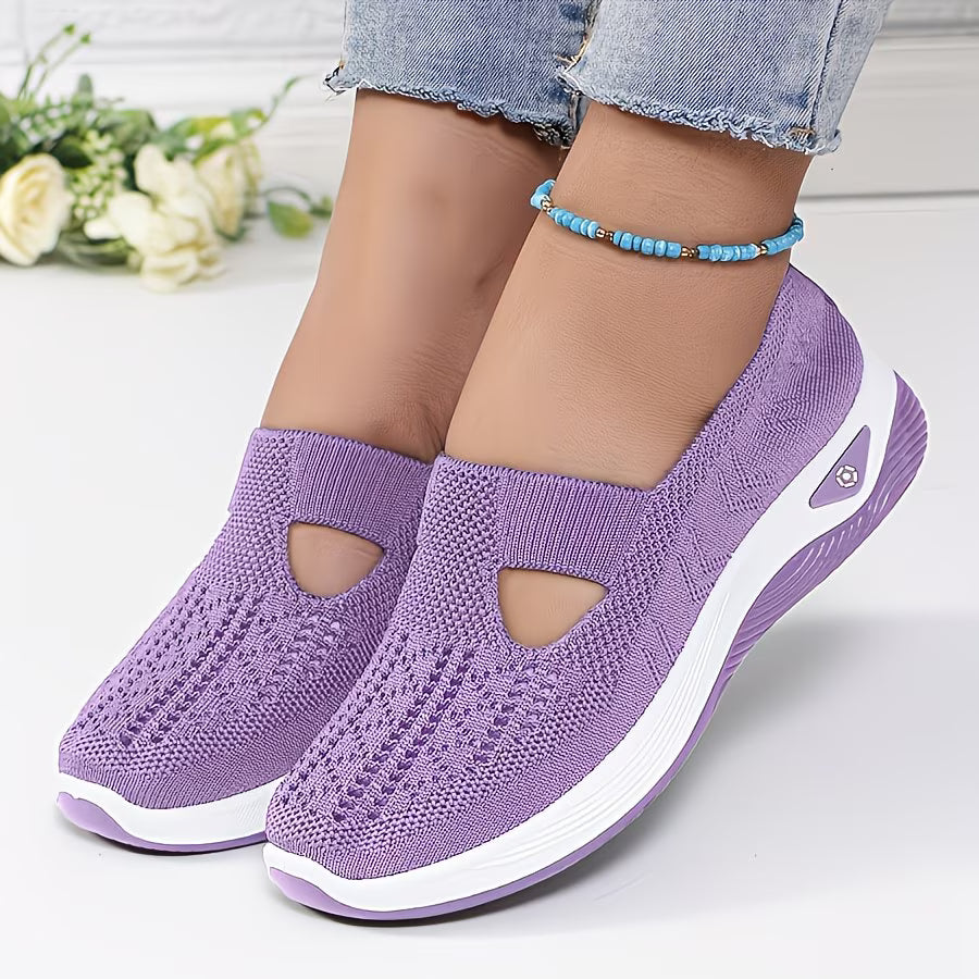 MALENA™ zapatillas flexibles con calce amplio