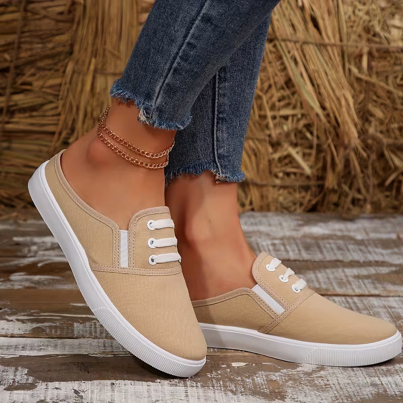 KAREN™ | Mocasines Urbanos de Lona con Cordones
