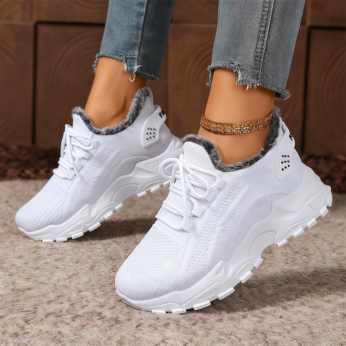 AGUSTINA™ zapatillas abrigadas y antideslizantes con diseño cómodo