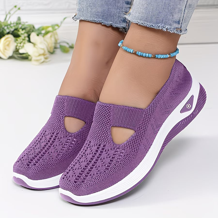 MALENA™ zapatillas flexibles con calce amplio
