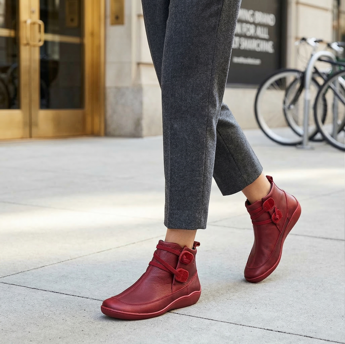 KATY™ BOTAS ANTITRANSPIRABLES UNISEX DE CUERO